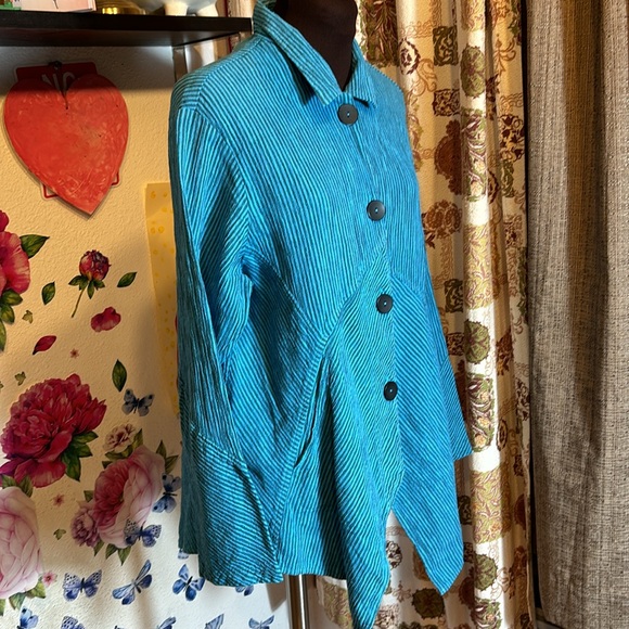 Vintage 1990’s Mill Valley Clothing Company, long sleeve blue blazer. Size S. - Picture 8 of 17